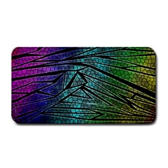 Abstract Background Rainbow Metal Medium Bar Mats