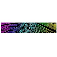 Abstract Background Rainbow Metal Large Flano Scarf 