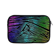 Abstract Background Rainbow Metal Apple MacBook Pro 13  Zipper Case