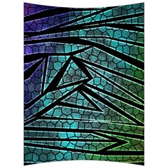 Abstract Background Rainbow Metal Back Support Cushion