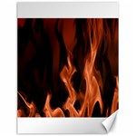 Smoke Flame Abstract Orange Red Canvas 12  x 16  11.86 x15.41  Canvas - 1