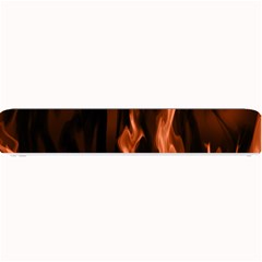 Smoke Flame Abstract Orange Red Small Bar Mats by Wegoenart