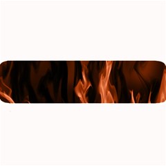 Smoke Flame Abstract Orange Red Large Bar Mats by Wegoenart