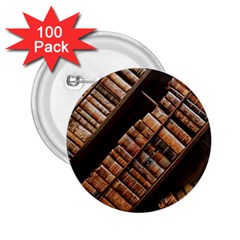 Books Bookshelf Classic Collection 2 25  Buttons (100 Pack)  by Wegoenart