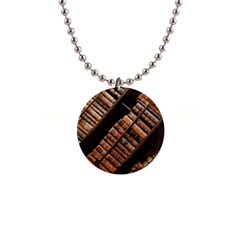 Books Bookshelf Classic Collection 1  Button Necklace by Wegoenart