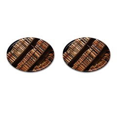 Books Bookshelf Classic Collection Cufflinks (oval) by Wegoenart