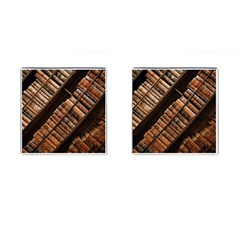 Books Bookshelf Classic Collection Cufflinks (square) by Wegoenart