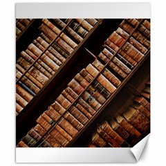 Books Bookshelf Classic Collection Canvas 8  X 10  by Wegoenart