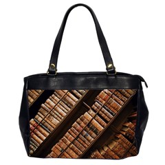 Books Bookshelf Classic Collection Oversize Office Handbag (2 Sides) by Wegoenart