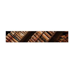 Books Bookshelf Classic Collection Flano Scarf (mini) by Wegoenart