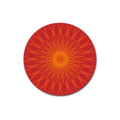 Background Rays Sun Magnet 3  (round) by Wegoenart