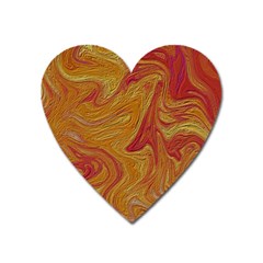 Texture Pattern Abstract Art Heart Magnet