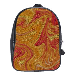 Texture Pattern Abstract Art School Bag (xl) by Wegoenart