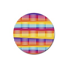 Art Background Abstract Magnet 3  (round)