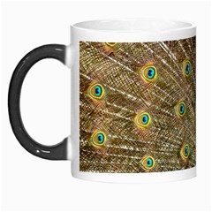 Peacock Plumage Bird Peafowl Morph Mugs by Wegoenart