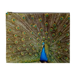 Peacock Plumage Bird Peafowl Cosmetic Bag (xl) by Wegoenart