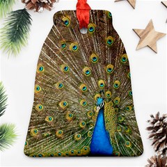 Peacock Plumage Bird Peafowl Ornament (bell) by Wegoenart