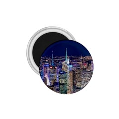 New York Manhattan Night Building 1 75  Magnets by Wegoenart