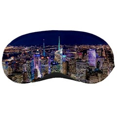 New York Manhattan Night Building Sleeping Masks by Wegoenart