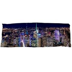 New York Manhattan Night Building Body Pillow Case (dakimakura) by Wegoenart