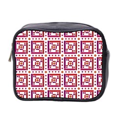 Background Abstract Square Mini Toiletries Bag (two Sides) by Wegoenart