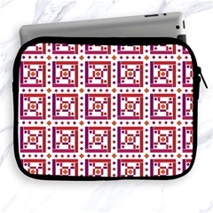 Background Abstract Square Apple Ipad 2/3/4 Zipper Cases by Wegoenart