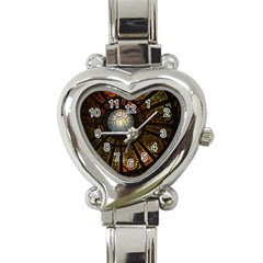 Art Ceiling Dome Pattern Heart Italian Charm Watch by Wegoenart