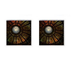 Art Ceiling Dome Pattern Cufflinks (square) by Wegoenart