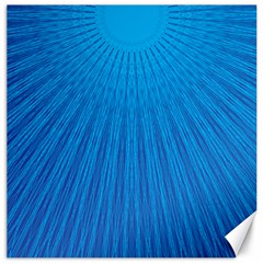 Blue Rays Background Image Canvas 20  X 20  by Wegoenart