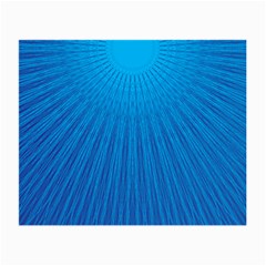 Blue Rays Background Image Small Glasses Cloth (2-side) by Wegoenart