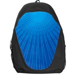 Blue Rays Background Image Backpack Bag Front