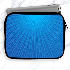 Blue Rays Background Image Apple Ipad 2/3/4 Zipper Cases by Wegoenart