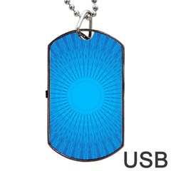 Background Rays Background Image Dog Tag Usb Flash (two Sides) by Wegoenart