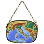 Italy Alpine Alpine Region Map Chain Purse (One Side) Front