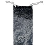 Abstract Ice Frost Crystals Frozen Jewelry Bag Front