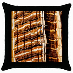 Abstract Architecture Background Throw Pillow Case (black)