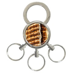 Abstract Architecture Background 3-ring Key Chains by Wegoenart