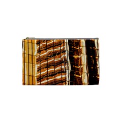 Abstract Architecture Background Cosmetic Bag (small) by Wegoenart