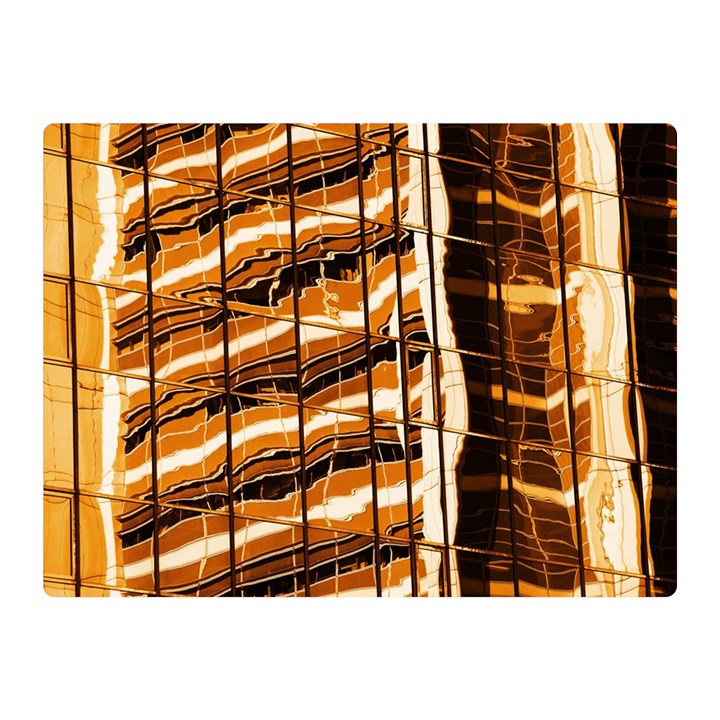 Abstract Architecture Background Double Sided Flano Blanket (Mini) 