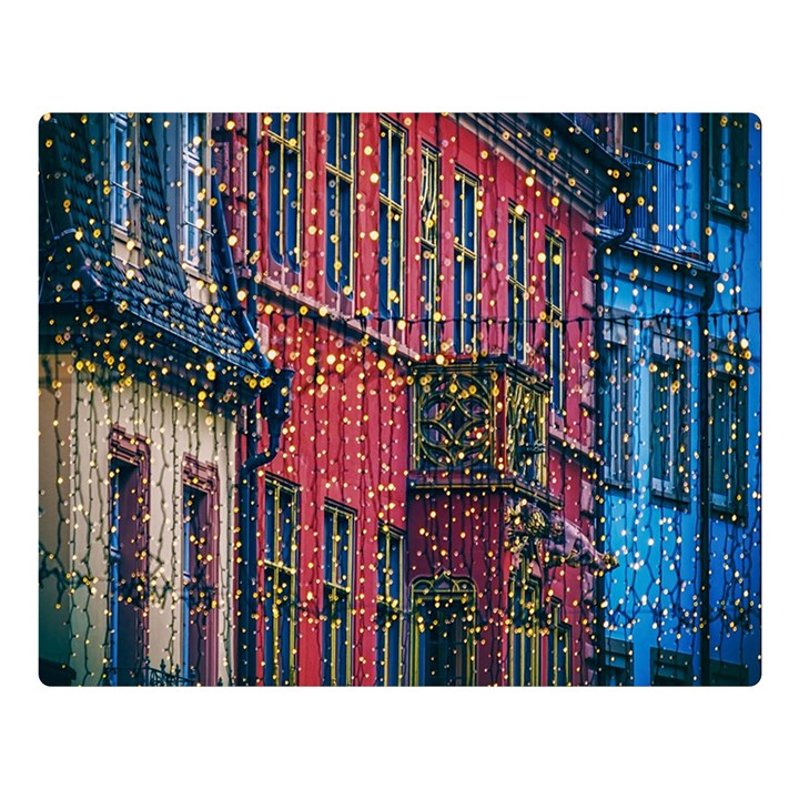 Lichterkette Christmas Decorations Double Sided Flano Blanket (Large) 