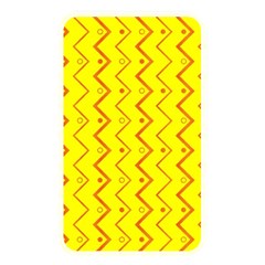 Yellow Background Abstract Memory Card Reader (rectangular) by Wegoenart