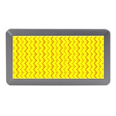 Yellow Background Abstract Memory Card Reader (mini) by Wegoenart