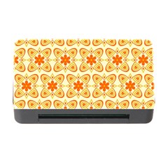 Background Floral Forms Flower Memory Card Reader With Cf by Wegoenart