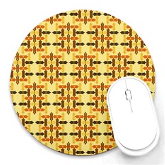 Abstract Background Vintage Round Mousepads