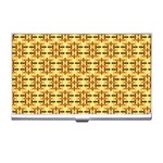 Abstract Background Vintage Business Card Holder Front