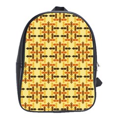 Abstract Background Vintage School Bag (Large)