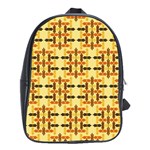 Abstract Background Vintage School Bag (XL) Front