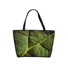 Green Leaf Giant Rhubarb Mammoth Sheet Classic Shoulder Handbag by Wegoenart