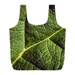 Green Leaf Giant Rhubarb Mammoth Sheet Full Print Recycle Bag (L) Front