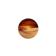 Desert Sun Landscape Sunset Dune 1  Mini Buttons by Wegoenart